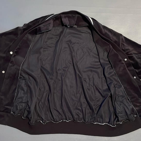 Vintage 70s Pierre Cardin Velour Bomber Jacket made in USA - Picture 2 of 5